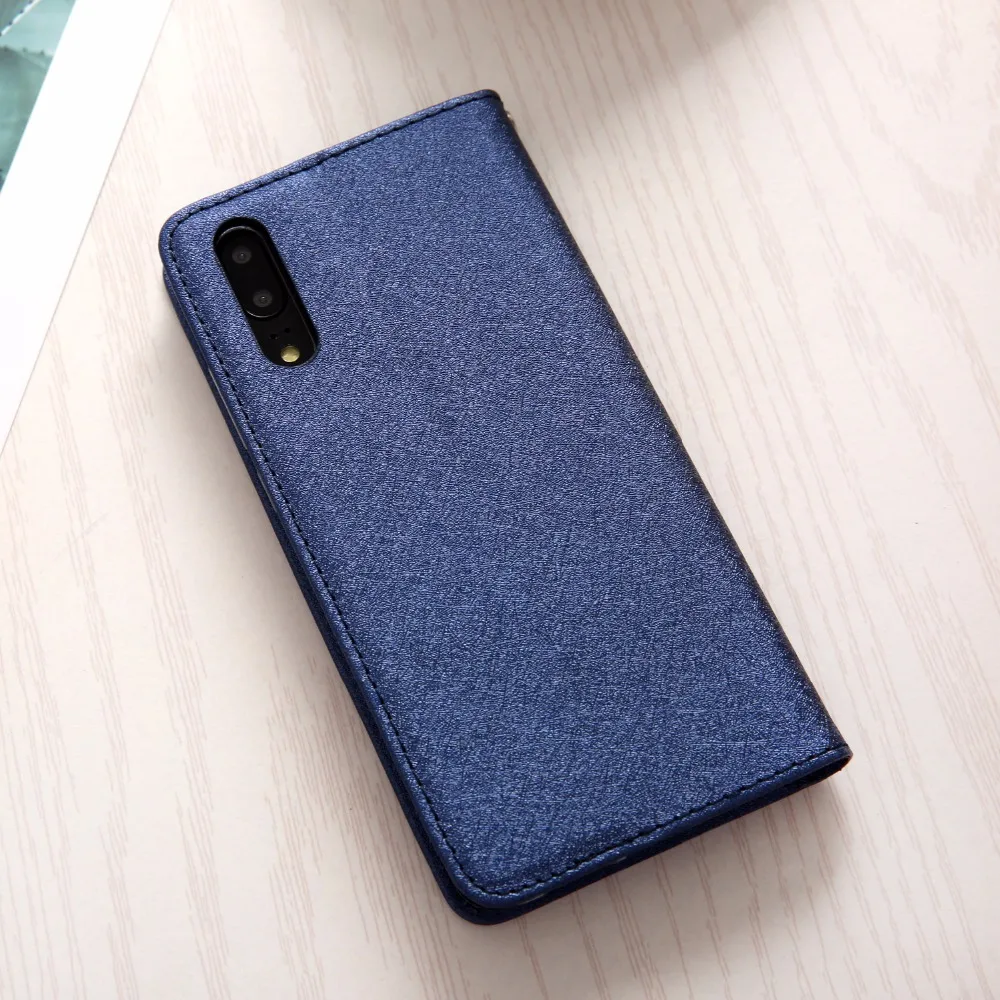 Чехол huawei P20, магнитный Шелковый кожаный флип-чехол huawei P20, чехол-держатель для карт, кошелек, чехол для телефона huawei P20, роскошные сумки, чехол