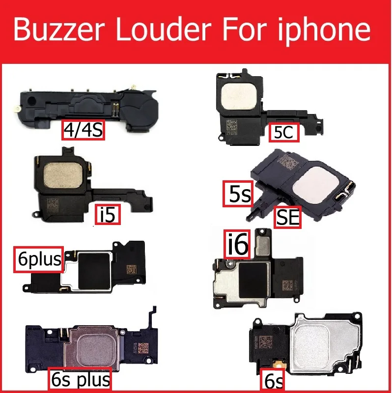 Громкий динамик и звонок для iPhone 4 4s 5 5S 5c SE 6 6PLUS iphone 6s plus Зуммер Динамик Замена|speaker