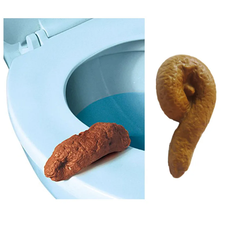 День Дурака реквизит Лофтус брутто вечерние Pooper поддельные ПУ Коричневый Цвет