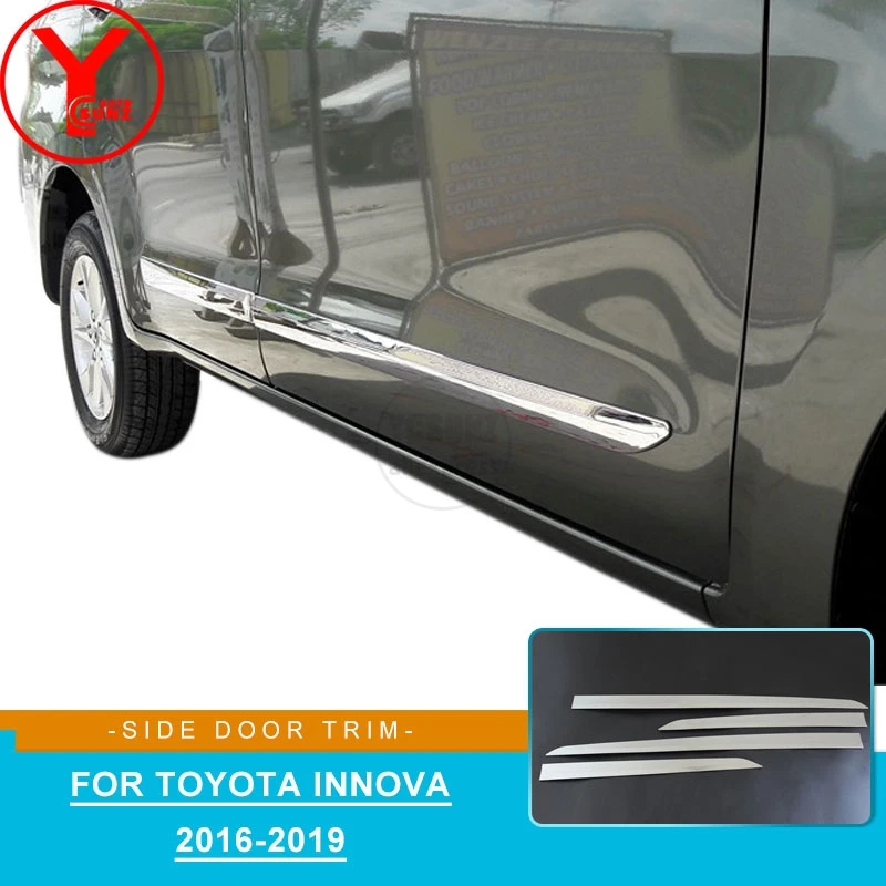 Накладка боковой двери для Toyota innova 2016 2017 2018 2019 ABS Авто Стайлинг облицовка корпуса