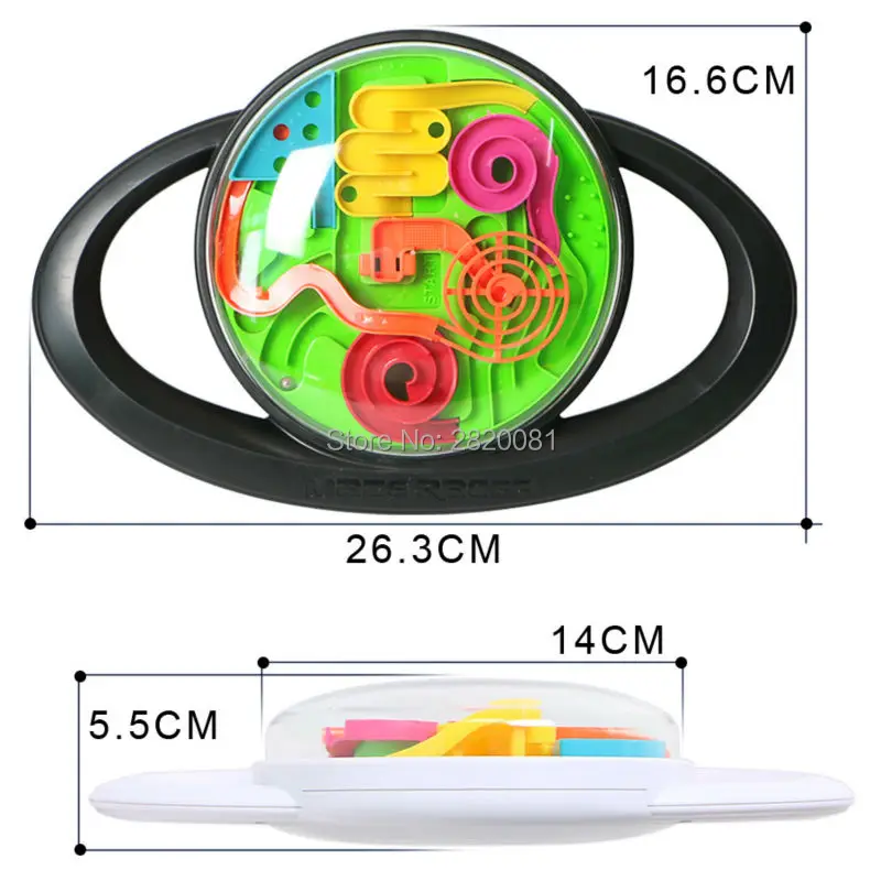 3D шар лабиринт волшебный головоломка для всей семьи забавная игра 2 цвета модель