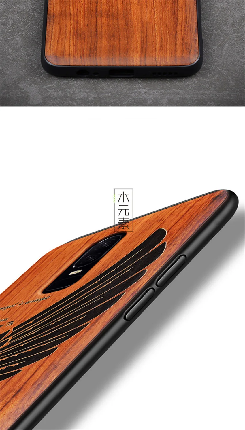 Новинка, чехол Oneplus 6, Oneplus6, ультра тонкий, силиконовый, деревянный, противоударный чехол, coque Boogic,, One plus 6 1+ 6 Чехол