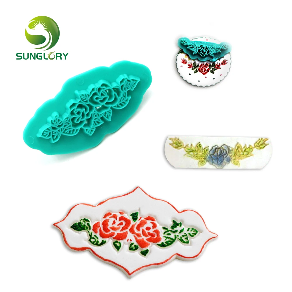 3 шт. цветочный резак для печенья пластиковый помадки сделай сам украшения