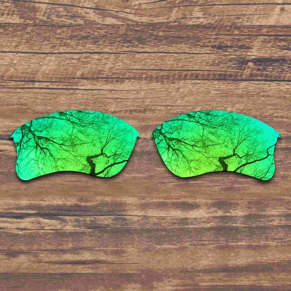 Green Mirrored ToughAsNails поляризованные Сменные линзы для солнцезащитных очков Оукли Flak Jacket XLJ-несколько вариантов - Цвет линз: Green Mirrored