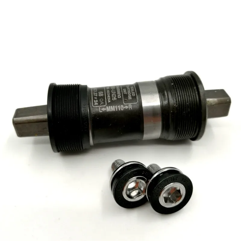 SHIMANO каретка UN26 110 мм квадратное отверстие 68 BC1.37 дно crankest центральная ось MTB горный