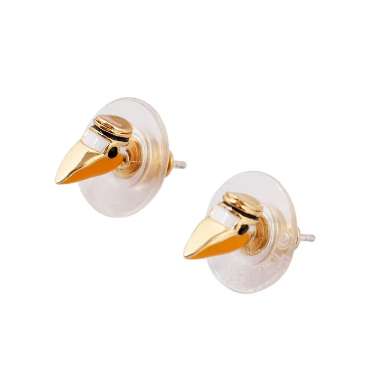 British Pelican Two Wearing Method Stud Earrings Ohrringe Pendientes Mujer Moda Jewellery Fashion Joyas Jewelry Charms Sieraden | Украшения
