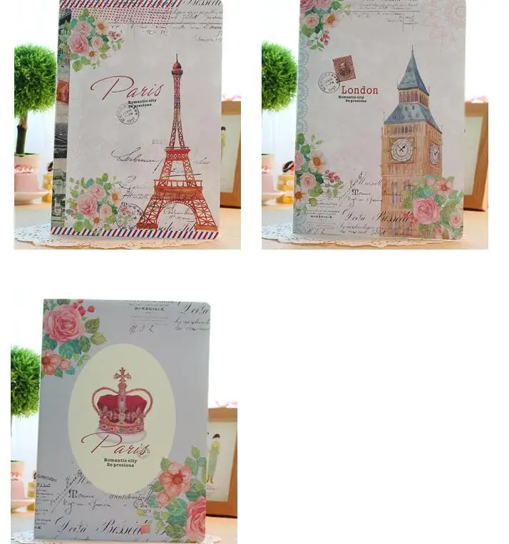 1 шт./лот дневник книга кавайи с парижским узором в Париже записная книжка планер