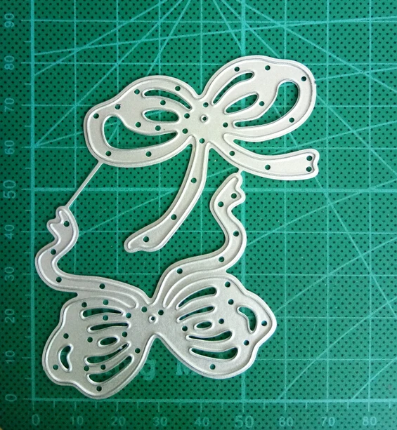 Ufurty 2 шт. красивые Луки металла резка умирает трафарет для DIY Скрапбукинг изготовление бумажных карточек декор ремесло тиснение