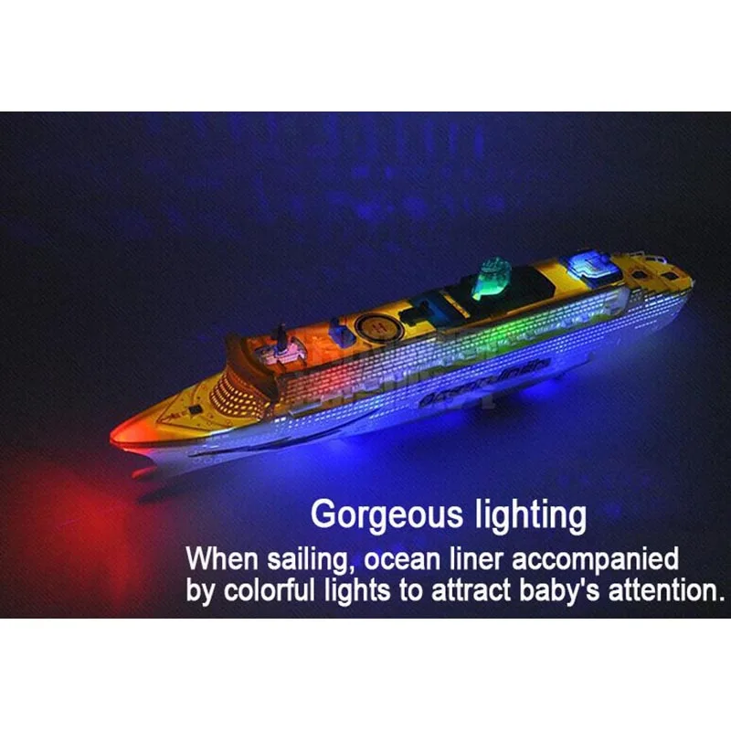 Лодка игрушки модель круизного корабля автоматический океан лайнер с