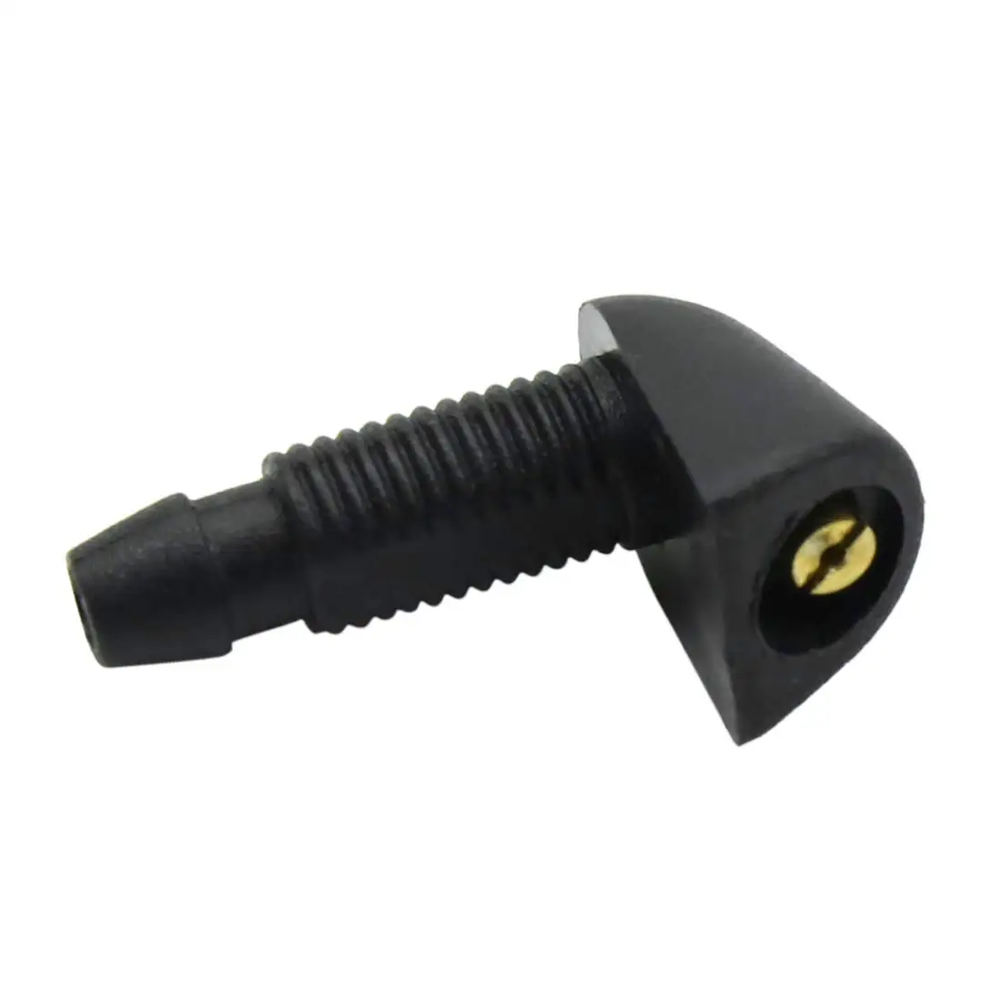 

Uxcell 2pcs Black ABS Windshield Washer Nozzles Front Windshield Wiper Cleaning Jet Nozzles for BMW