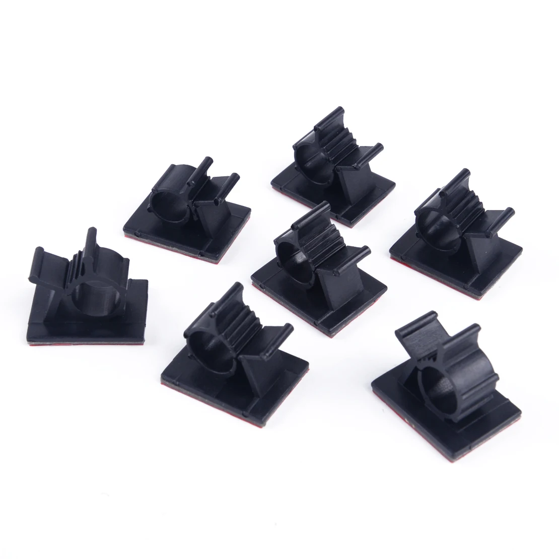 LETAOSK 50pcs Cable Clips Cord Self-Adhesive Management Adjustable Wire Holder Organizer Sticker Clamp Fasten Hook - купить по
