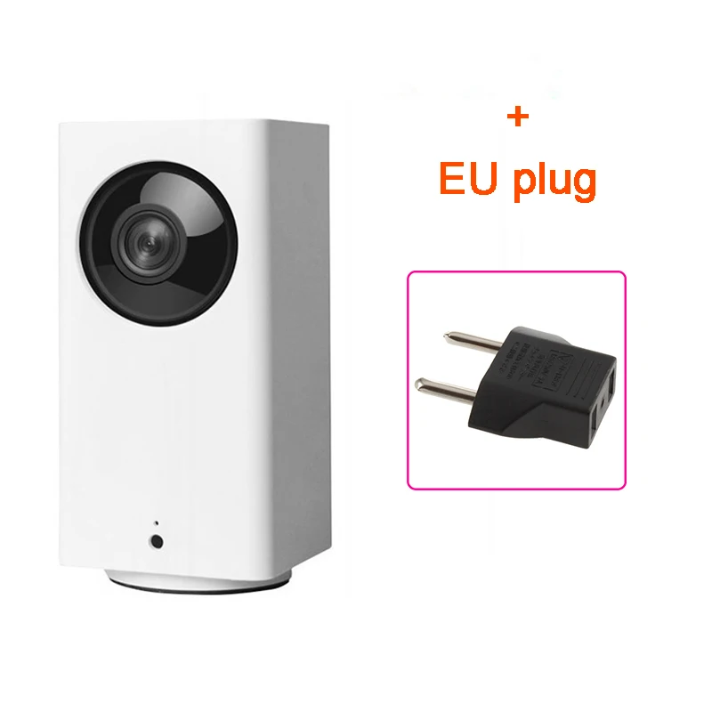 Add EU Plug Горячие оригинальные Xiaomi Mijia Dafang смарт-камера 1080BP HD ifi веб-камеры Nightshot приложение дистанционное управление ночное видение для умного дома - Цветной: Add EU Plug