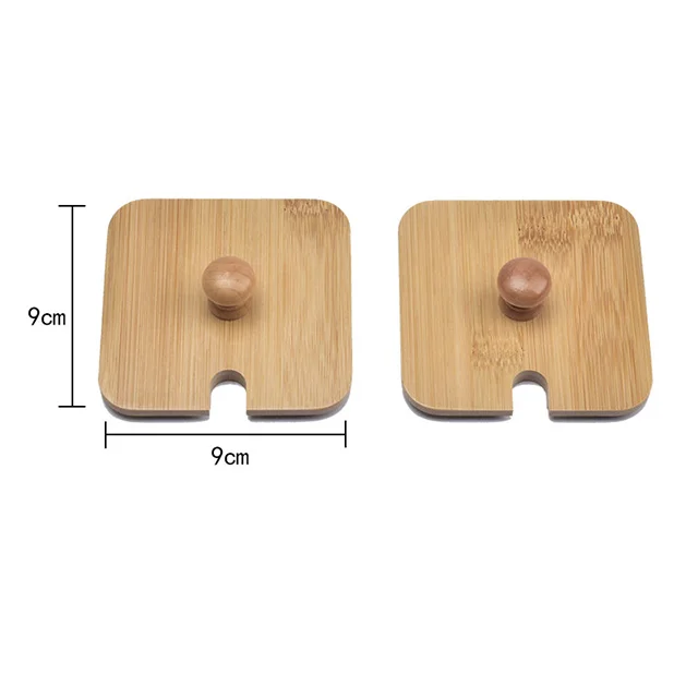 1Wooden cover-2pcs Креативный керамический бамбуковый поднос для сухих фруктов и десертов, многосеточная тарелка, домашний поднос для хранения закусок, поднос для конфет, сухофруктов, продуктов, десертов, чайных тарелок - Цвет: 1Wooden cover-2pcs