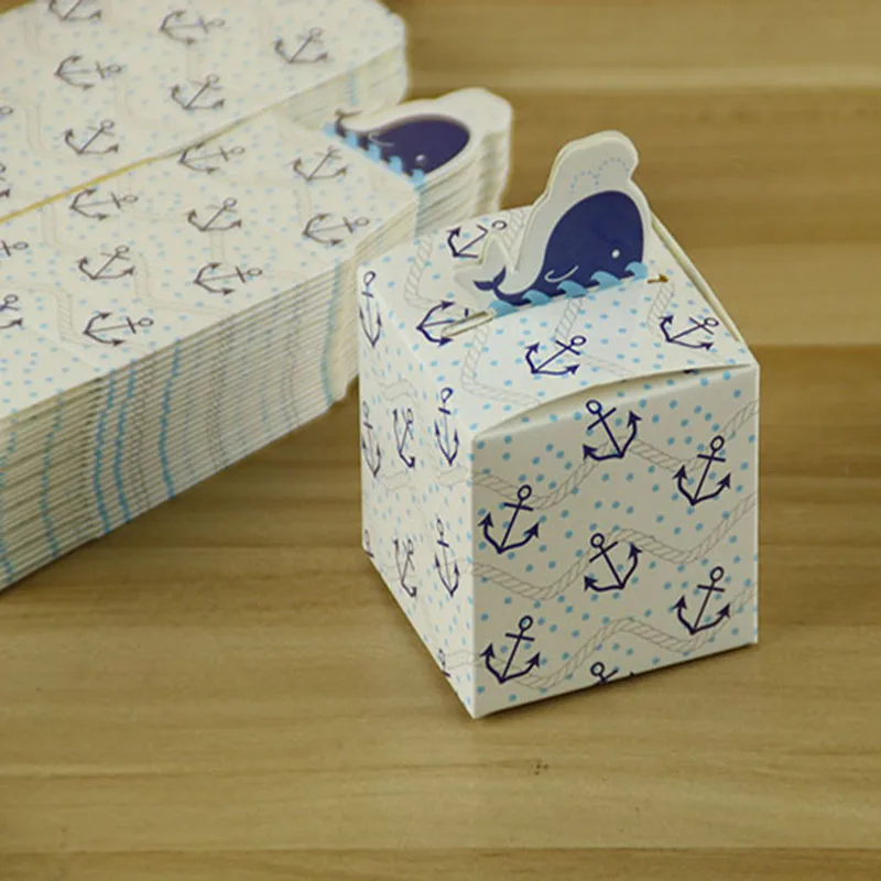 JUMI 10 шт./лот Baby Shower коробка конфет с изображениями героев мультфильмов
