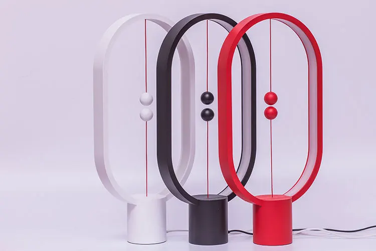 Креативный Heng Balance Lamp светодиодный Ночной светильник с питанием от USB Интеллектуальный Магнитный полувоздушный настольный ночник Новинка светильник подарок для дома