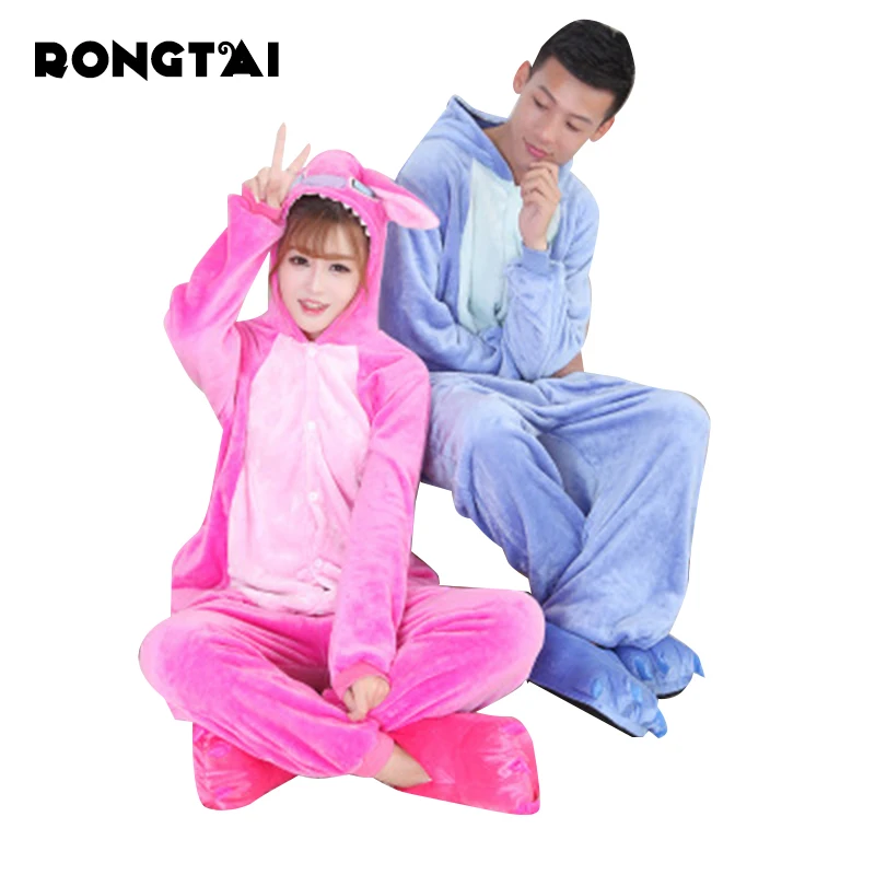 RONGTAI мультфильм пижамы Комбинезоны нагрудный карман украшения ушками животных