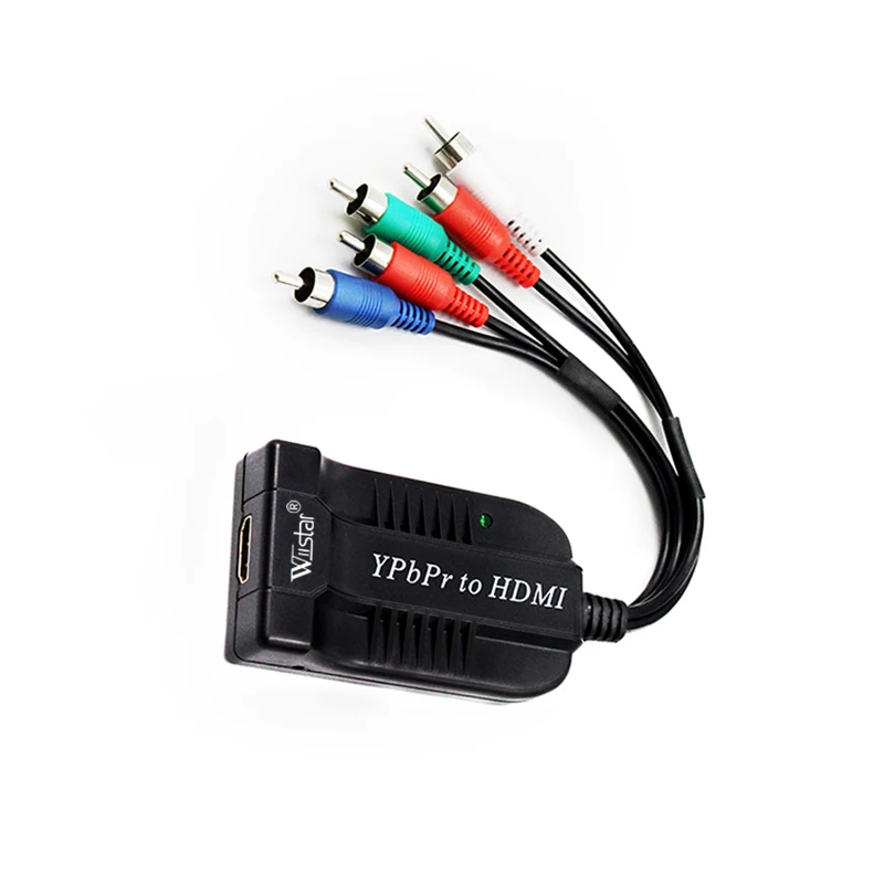 Wiistar компонент RGB YPbPr к HDMI конвертер YPbPr/RGB + R/L аудио в видео адаптер для HDTV