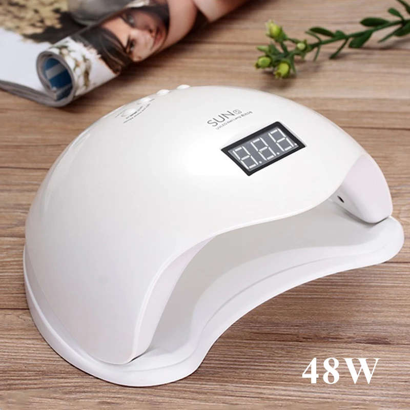 Smart UV/LED Lamp Nail Dryer SUN54W Phototherapy Fingernail Toenail Gel Polish Curing Professional Manicure Pedicure | Красота и