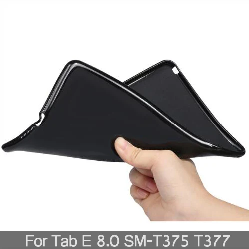 Чехол для samsung Galaxy Tab E 8,0 T375 T377, умный складной чехол с подставкой для Tab E 9,6 T560 T561 с функцией автоматического сна/пробуждения - Цвет: Soft Shell-Tab E 8.0