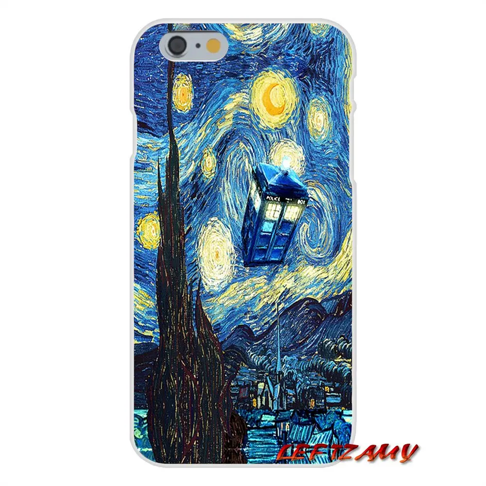 Лидер продаж Доктор Кто Ван Гог аксессуары телефон оболочки чехлы для iPhone X 4 4S 5 5S