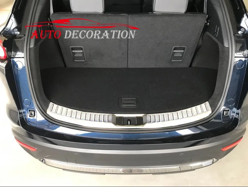 Для Mazda CX-9 CX9 стайлинга автомобилей Экстерьер внутренняя Задний бампер пластина защитная крышка отделка 1 шт