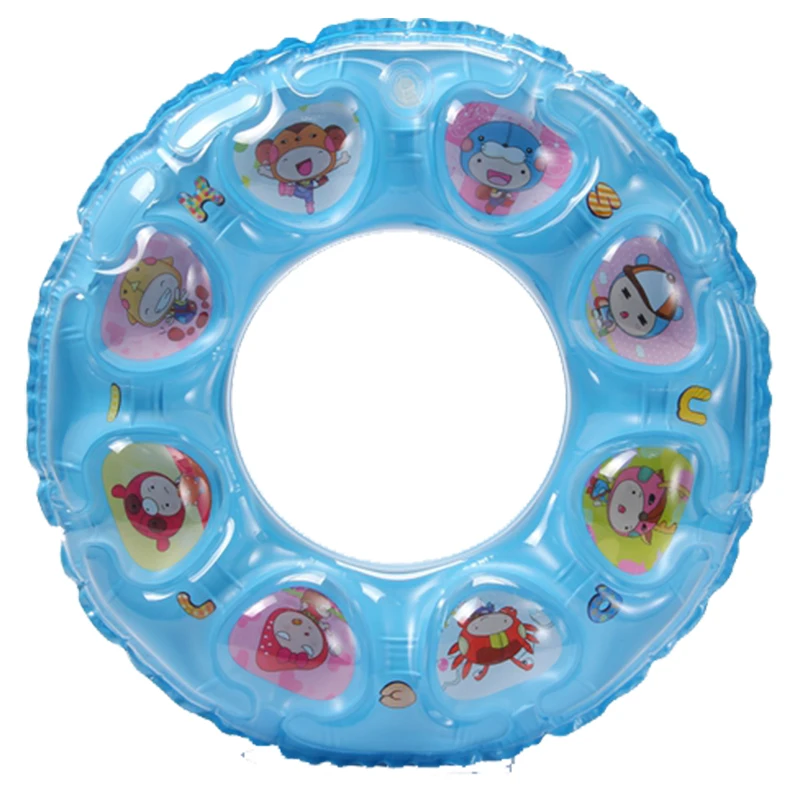SEB52073-Blue-70cm Летний надувной мультфильм принцесса Красочные 80 см детский плавательный круг бассейн поплавок детские игрушки пляжные Водные Кольца для плавания - Цвет: SEB52073-Blue-70cm