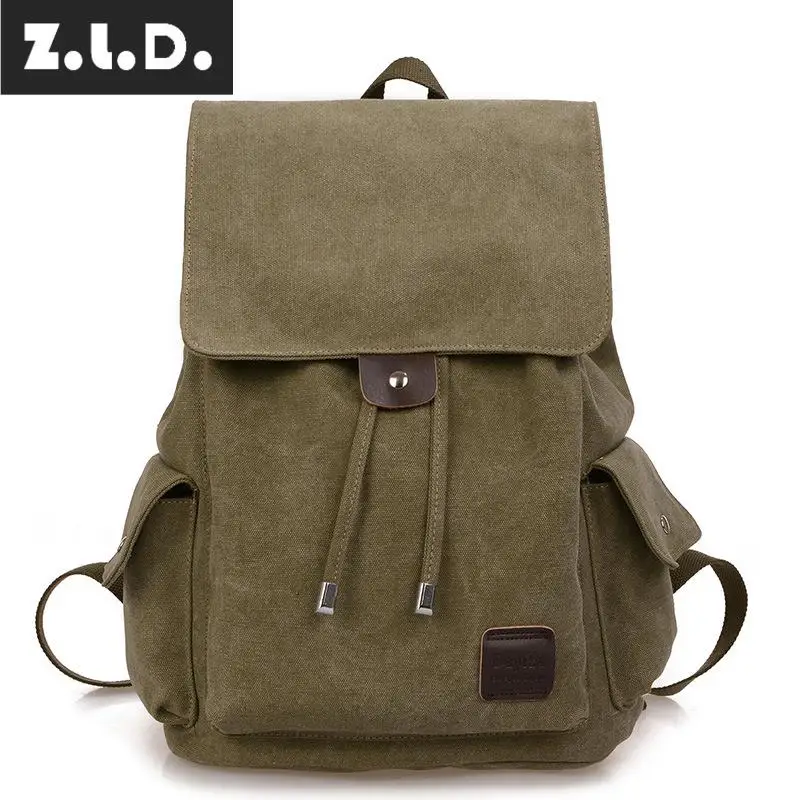 Холщовая Сумка Z.L.D. в стиле ретро для мужчин и женщин повседневный брендовый