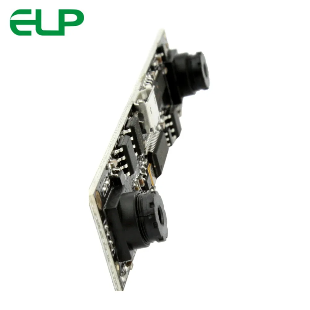 ELP Free driver 720P OV9712 UVC 60 градусов с двумя объективами Omnivsion стерео бинокулярная камера