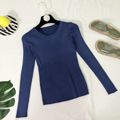Spring Sweater 2019 Pullover Women Fashion O-neck Casual Sweaters And Long sleeve Thin Knitted Tops | Женская одежда