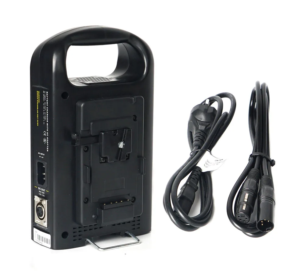CAME-TV V-Mount зарядное устройство 24V XLR выход с двумя 130 ватт компактных батарей