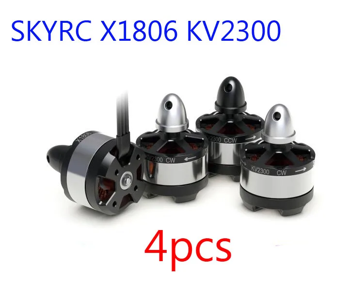 4 шт. SKYRC 1806 2300KV двигатели для RC квадрокоптера мультикоптера FPV | Игрушки и хобби
