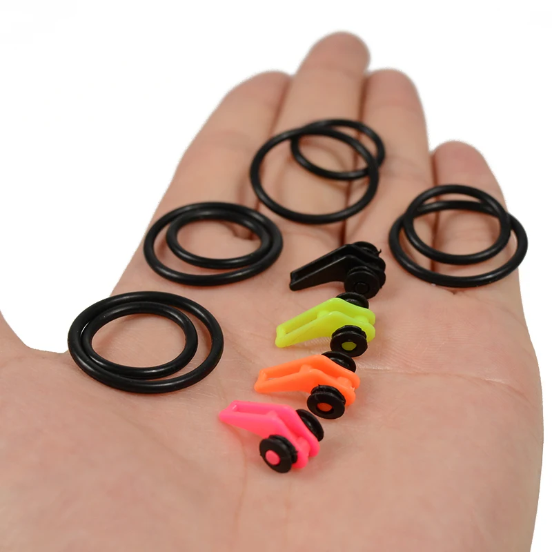 5 шт./пакет Пластик Хранитель крюк для Рыбалка полюса Rod приманки ложка ВЧ