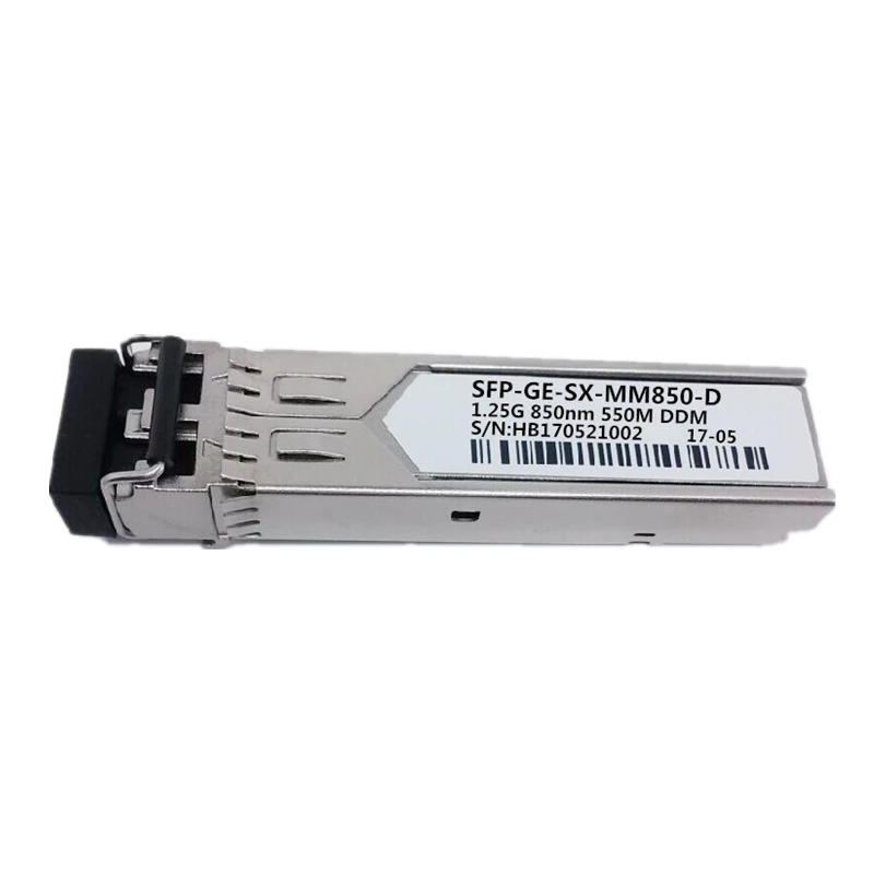 10 шт./лот SFP модуль Multimode LC 1000Base SX 1 25G 550 нм MMF м для H3C GE MM850 D DDM|Оптоволоконное