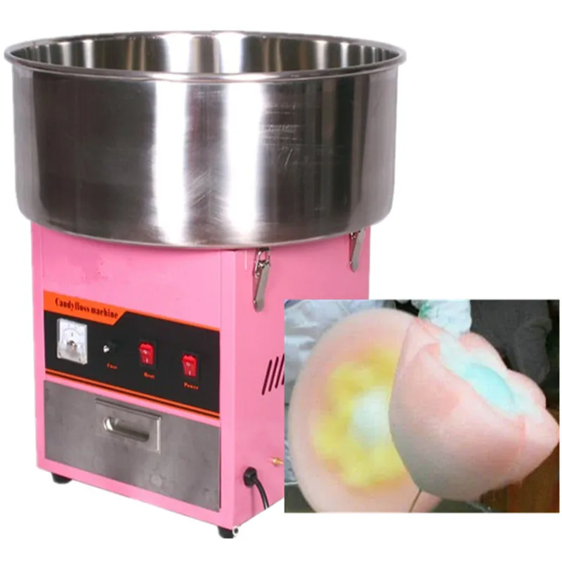 

Electric stainless steel sugar floss machine cotton candy maker