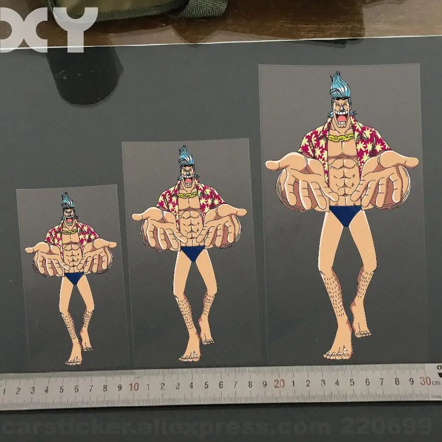 Аниме мультфильм смешная виниловая светоотражающая лента One Piece Luffy
