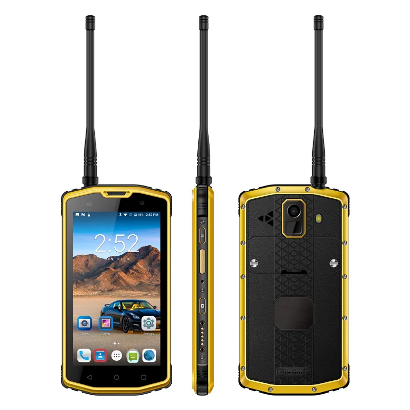 UNIWA S962B 5,0 4G Смартфон Две sim-карты 5100mAh Android 7,0 мобильный телефон UHF PTT IP68 водонепроницаемый мобильный телефон NFC рация