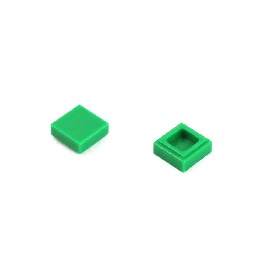 2000 шт. плоские плитки 1x1 кубики MOC модели строительные блоки напольные
