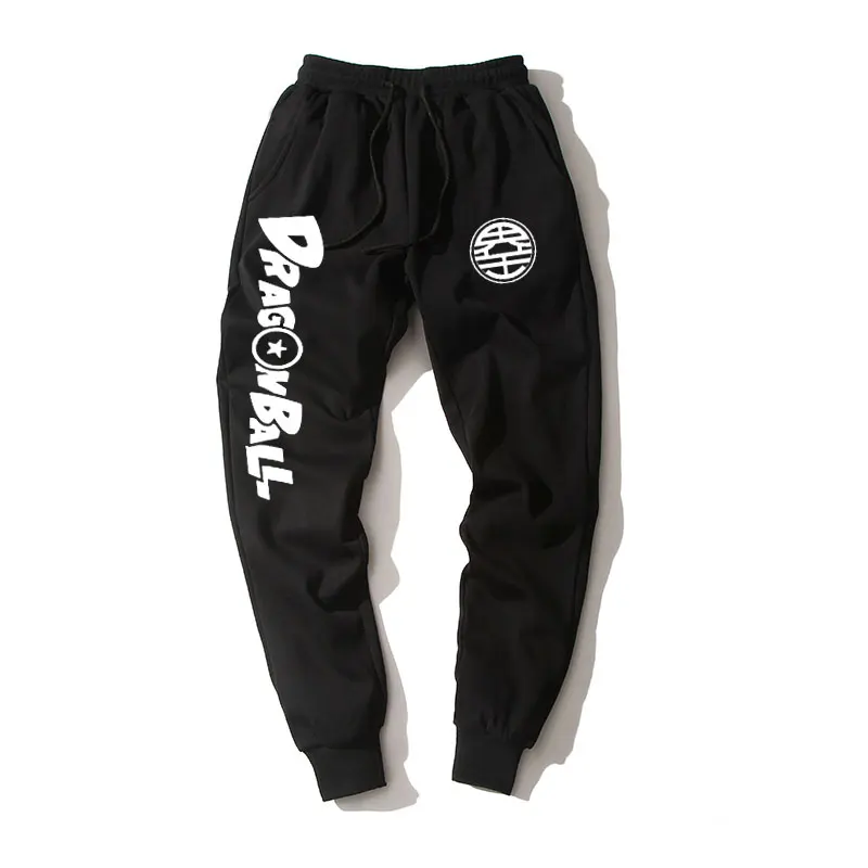 Black 1 Cotton Dragon Ball хип-хоп япония уличный стиль спортивные штаны Мода Повседневная Японская уличная одежда брюки Гоку студенческие Молодежные тренировочные брюки - Цвет: Black 1 Cotton