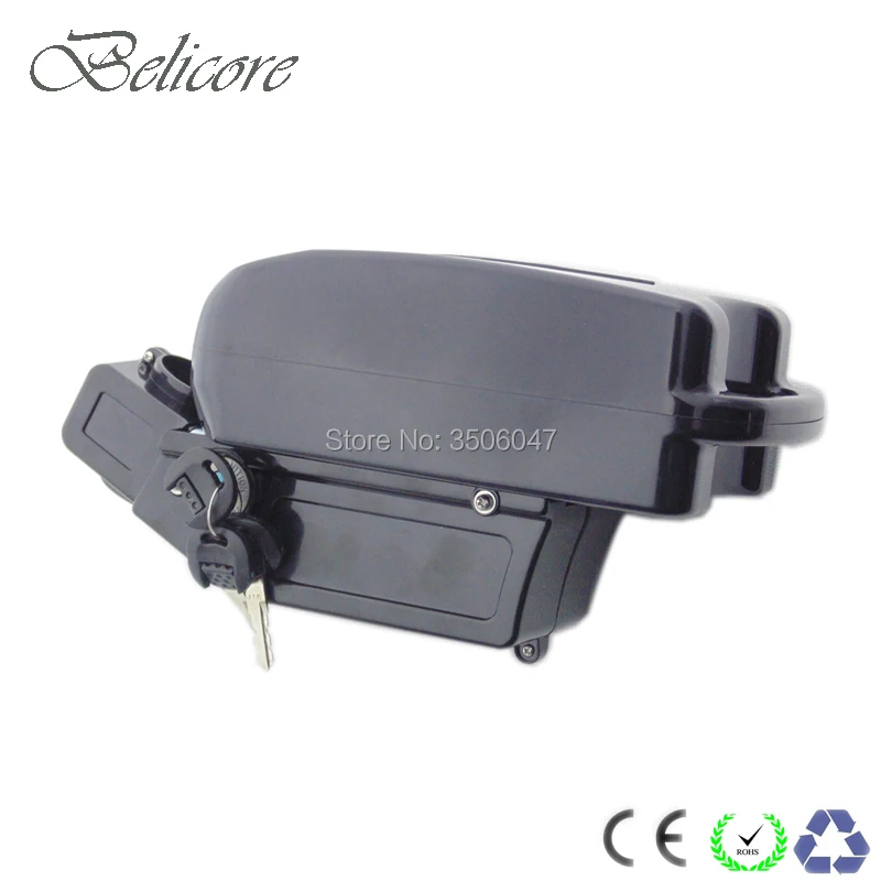 

electric bike battery 36v 48v 10.4ah 13ah 15.6ah frog seat post e-bike battery for 350w 500w motor