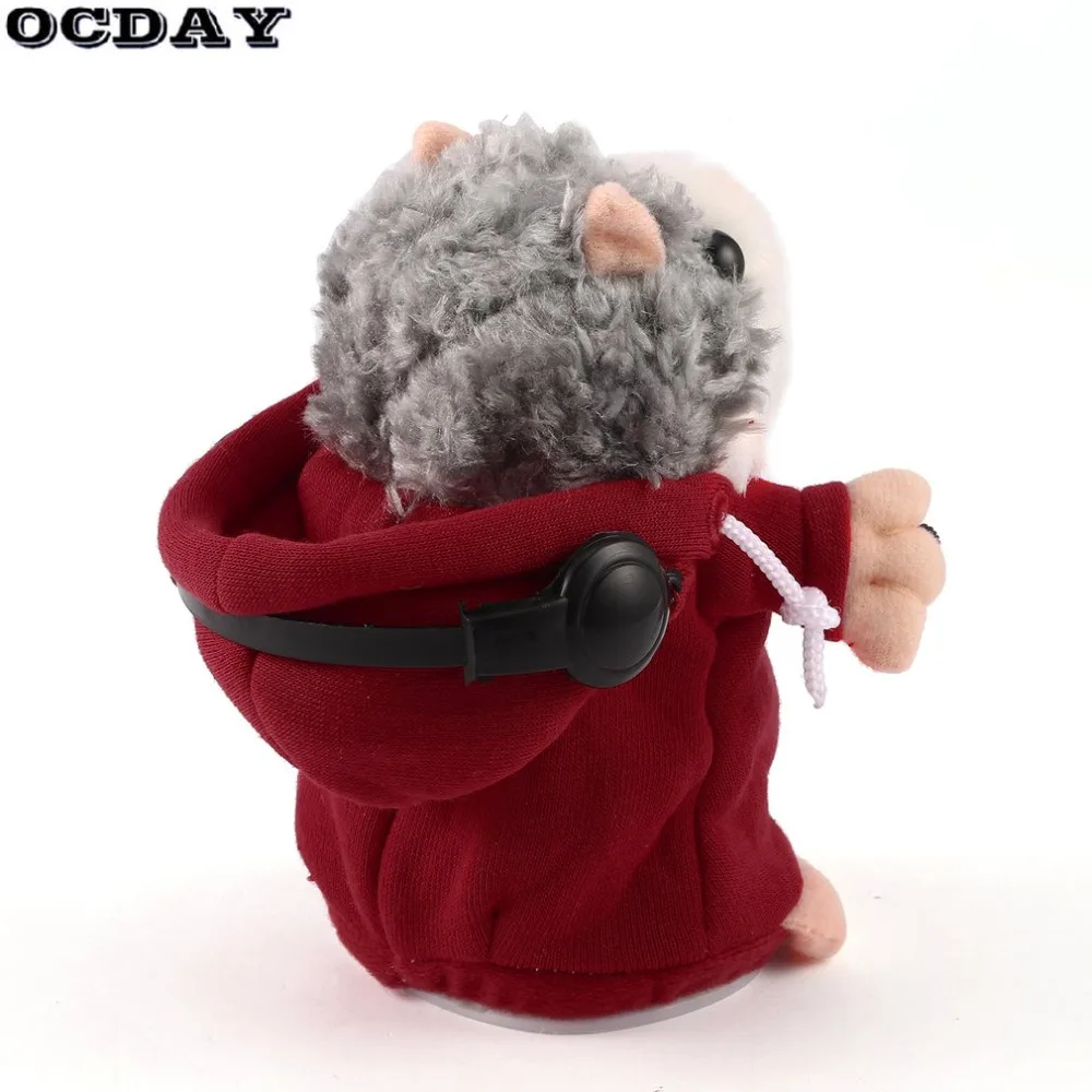 Горячее предложение! Распродажа! OCDAY говорящий хомяк, мышь, плюшевая игрушка для питомца, милая говорящая звуковая запись, хомяк, рождественский подарок, игрушки для детей