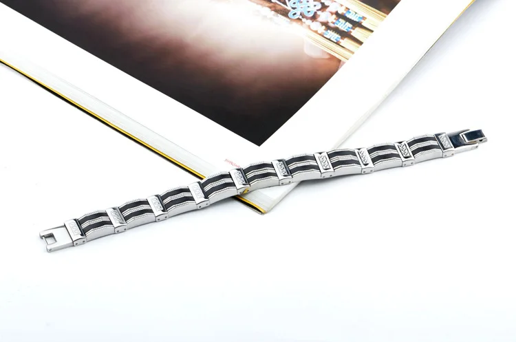 Новый 2017 изысканный моды магнат мужская titanium стальной браслет|steel bracelet|bracelet