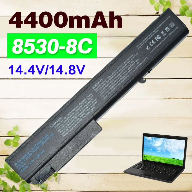 Аккумулятор 4400 мАч для Hp EliteBook 8540p 8530p 8730p 8740w 8530w 8540w 8730w 458274 421 484788 001 493976 501114 001|battery for