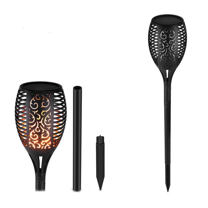 96LED Солнечная лампа Водонепроницаемая Мерцающая пламя Солнечная горелка огни садовая лампа наружное ландшафтное украшение садовый Газон Свет