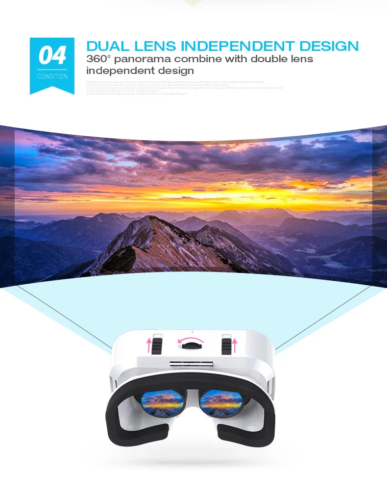 VR Shinecon последняя версия 5,0 VR Виртуальная реальность 3D очки Смарт Bluetooth беспроводной пульт дистанционного управления геймпад для 4,7-6,0 дюймов