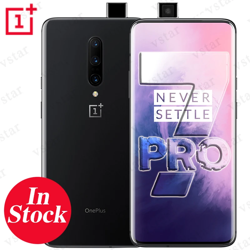 Глобальная прошивка Oneplus 7 Pro мобильный телефон 6,67 дюймов Android 9 Snapdragon 855 6G ram 128G rom 4000 mAh смартфон