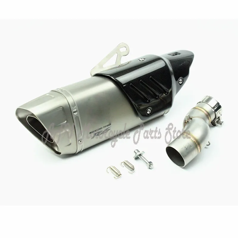 R6 слипоны мотоцикл глушитель полный системы для Yamaha R6 2007 до лет Akrapovic выхлопных газов