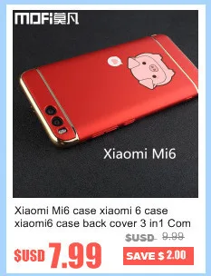 Xiaomi mi 6 Чехол чехол MOFI 3 in1 Жесткий для задней панели чехол для xiaomi mi 6 полный Чехол, Fundas Capas чехол для xiaomi mi 6 Чехлы 5,15''