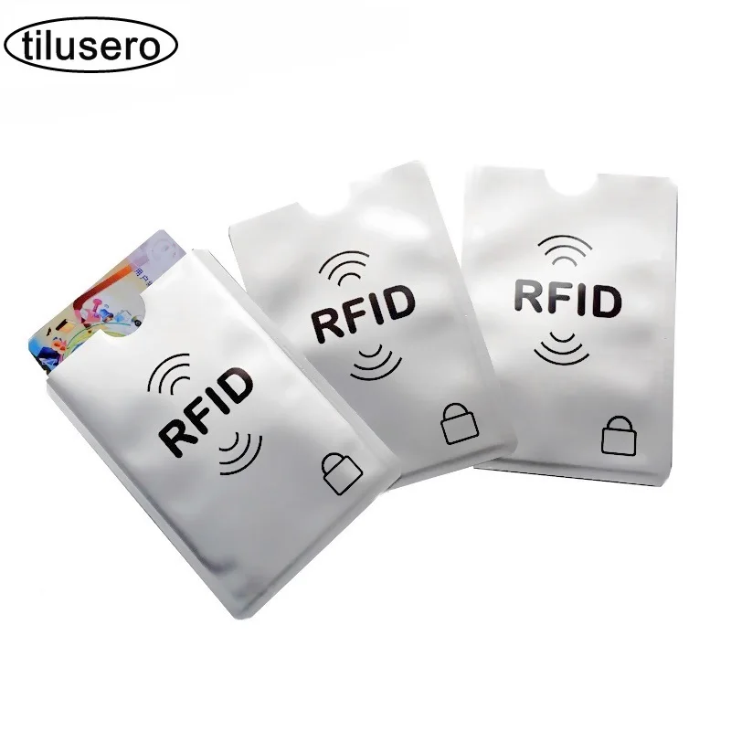 5 шт. Анти Rfid Блокировка ридер замок держатель для карт ID банковский Чехол для карт Противоугонный кредитный держатель для карт защита Алюминия H119 - Цвет: new--card holder