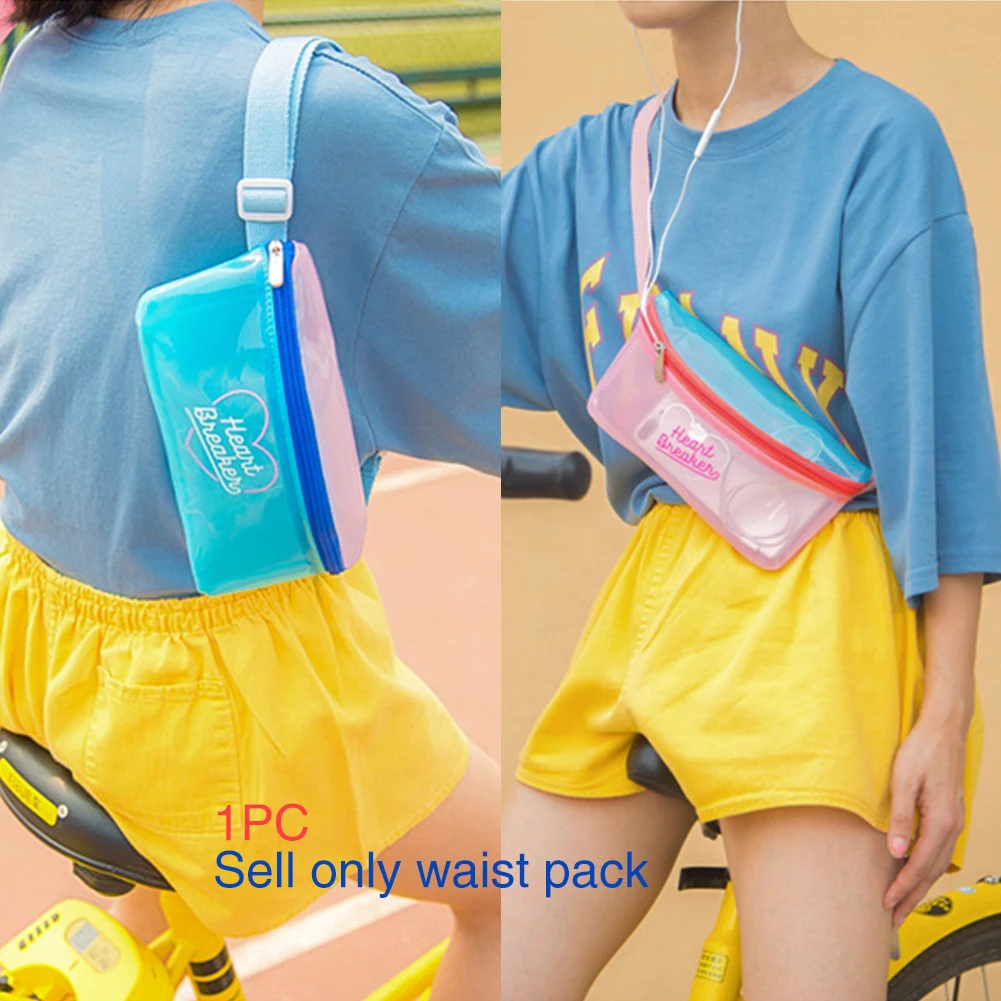 Повседневное Водонепроницаемый Crossbody молния ясно Регулируемый Для женщин сумка