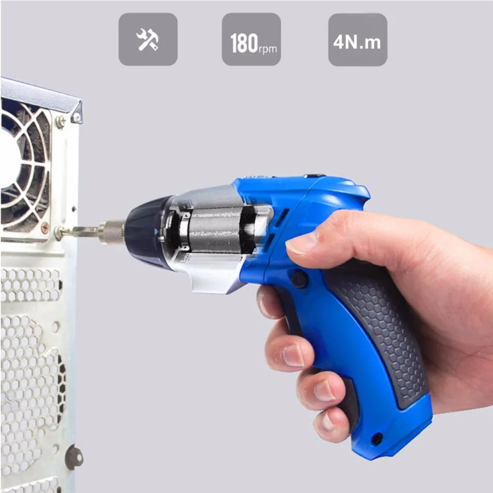 PROSTORMER 3,6 V USB электрическая отвертка ручная домашняя многофункциональная литий-ионная батарея электрическая отвертка инструмент